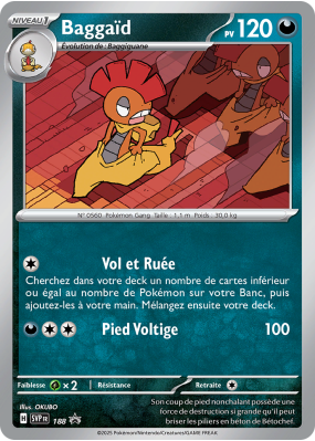 Carte Pokémon Baggaïd 188 Promo SV
