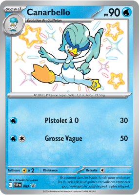 Carte Pokémon Canarbello 83 Promo SV