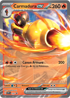 Carte Pokémon Carmadura-ex 105 Promo SV