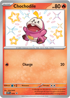 Carte Pokémon Chochodile 79 Promo SV