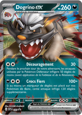 Carte Pokémon Dogrino-ex 86 Promo SV
