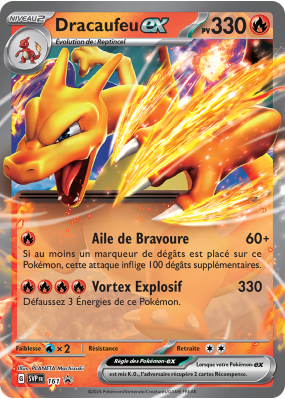 Carte Pokémon Dracaufeu-ex 161 Promo SV
