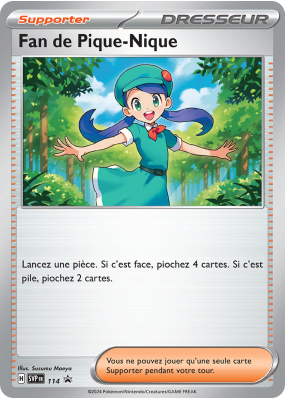 Carte Pokémon Fan de Pique-Nique 114 Promo SV