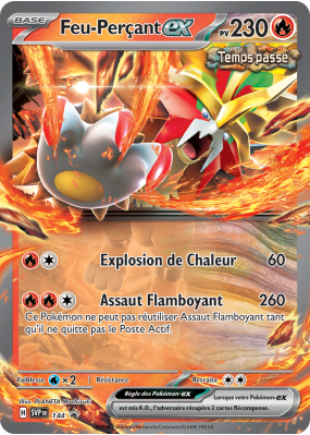 Carte Pokémon Feu-Perçant-ex 144 Promo SV