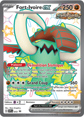 Carte Pokémon Fort-Ivoire-ex 72 Promo SV