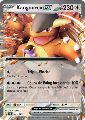 Carte Pokémon Kangourex-ex 55 Promo SV