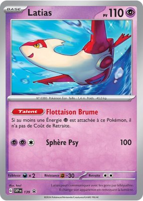 Carte Pokémon Latias 139 Promo SV