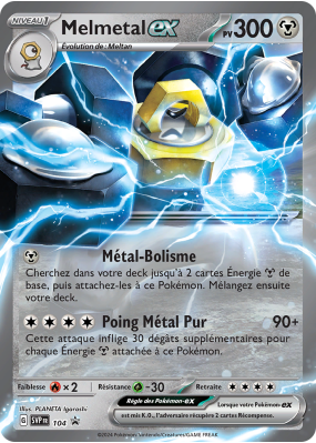 Carte Pokémon Melmetal-ex 104 Promo SV