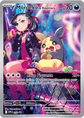 Carte Pokémon Morpeko de Rosemary 206 Promo SV