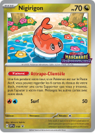 Carte Pokémon Nigirigon 118 Promo SV