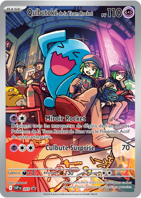 Carte Pokémon Qulbutoké de la Team Rocket 203 Promo SV