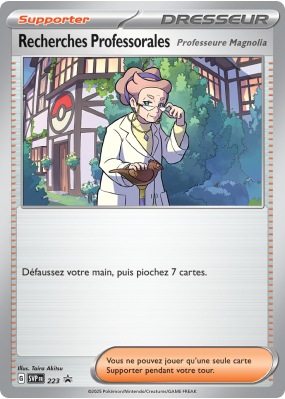 Carte Pokémon Recherches Professorales 223 Promo SV