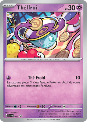 Carte Pokémon Théffroi 62 Promo SV