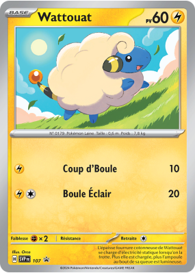 Carte Pokémon Wattouat 107 Promo SV