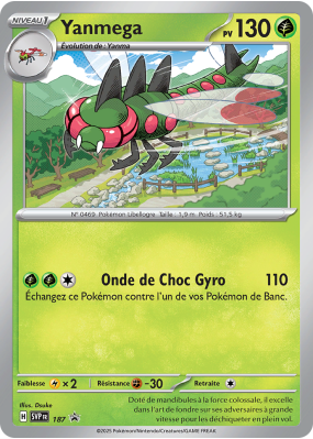 Carte Pokémon Yanmega 187 Promo SV