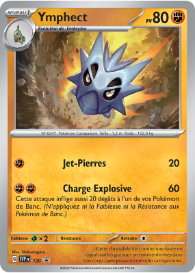 Carte Pokémon Ymphect 120 Promo SV