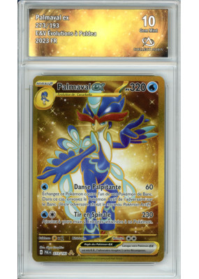 273 193 pokemon card Carte Pokémon Palmaval-ex 273/193 Gold Évolutions à Paldea Paldea Evolved Quaquaval ex Pokemon Trading Card Game 273/193