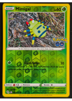 Carte Pokémon Mimigal 006/078 Commune Pokémon GO (JCC)