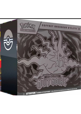 ETB Pokémon Nuit Noire (ME05) – Coffret Dresseur d’Élite du bloc Méga-Évolution