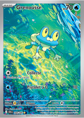 Carte Pokémon Grenousse 088/086 AR Chaos Ascendant