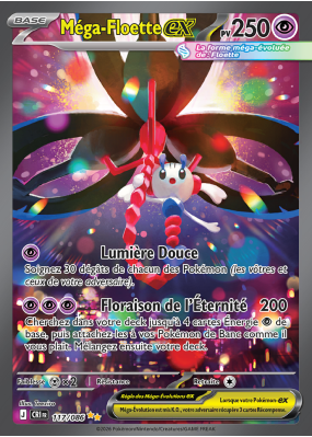 Carte Pokémon Méga-Floette-ex 117/086 Alternative Chaos Ascendant