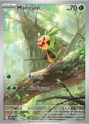 Carte Pokémon Marisson 087/086 AR Chaos Ascendant