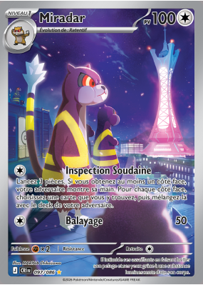 Carte Pokémon Miradar 097/086 AR Chaos Ascendant
