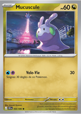 Carte Pokémon Mucuscule 066/086 Commune Chaos Ascendant