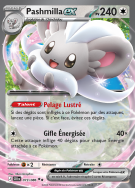 Carte Pokémon Pashmilla-ex 073/086 Double rare Chaos Ascendant