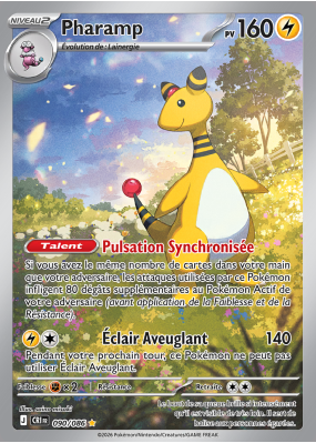 Carte Pokémon Pharamp 090/086 AR Chaos Ascendant
