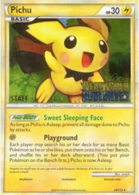 Carte Pokémon Pichu 28/123 Rare HeartGold & SoulSilver (JCC)