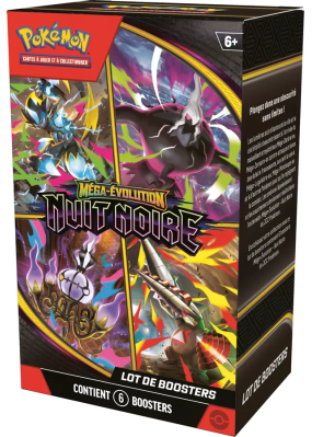 Bundle Pokémon Nuit Noire ME05 FR – 6 Boosters | Neuf & Scellé