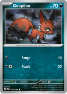 Carte Pokémon Goupilou 053/084 Commune Nuit Noire
