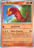 Carte Pokémon Grillepattes 009/084 Commune Nuit Noire