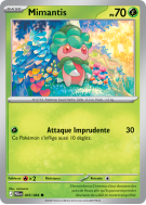 Carte Pokémon Mimantis 003/084 Commune Nuit Noire