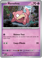 Carte Pokémon Ramoloss 029/084 Commune Nuit Noire