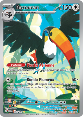 Carte Pokémon Bazoucan 094/084 AR Nuit Noire