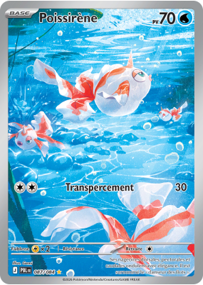 Carte Pokémon Poissirène 087/084 AR Nuit Noire