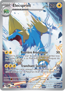 Carte Pokémon Élecsprint 089/084 AR Nuit Noire