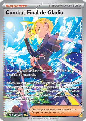 Carte Pokémon Combat Final de Gladio 118/084 Alternative Nuit Noire