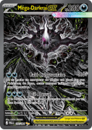 Carte Pokémon Méga-Darkrai-ex 116/084 Alternative Nuit Noire