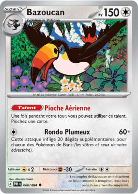 Carte Pokémon Bazoucan 068/084 Peu commune Nuit Noire