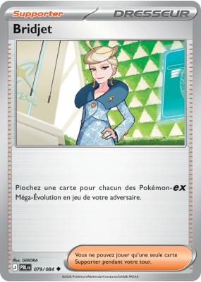 Carte Pokémon Bridjet 079/084 Peu commune Nuit Noire
