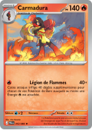 Carte Pokémon Carmadura 012/084 Holographique Nuit Noire