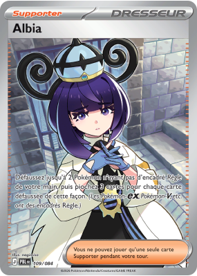 Carte Pokémon Albia 109/084 Ultra Rare Nuit Noire