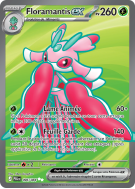 Carte Pokémon Floramantis-ex 096/084 Ultra Rare Nuit Noire