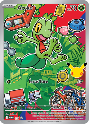 Carte Pokémon Arcko 55 Promo ME