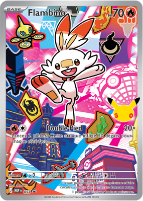 Carte Pokémon Flambino 53 Promo ME