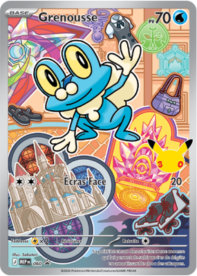 Carte Pokémon Grenousse 60 Promo ME
