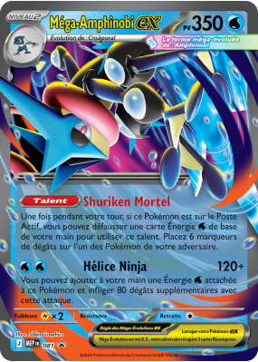 Carte Pokémon Méga-Amphinobi-ex 81 Promo ME